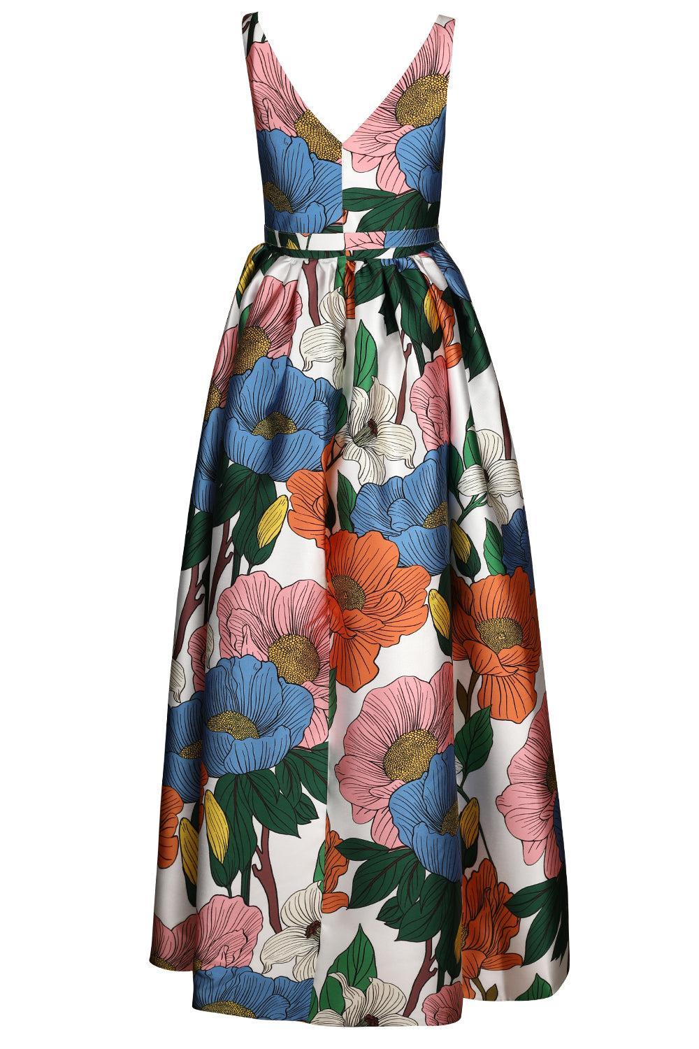 Isabella Dress - Salento-FLORAL-4-CLOTHINGDRESSGOWN-BORGO DE NOR