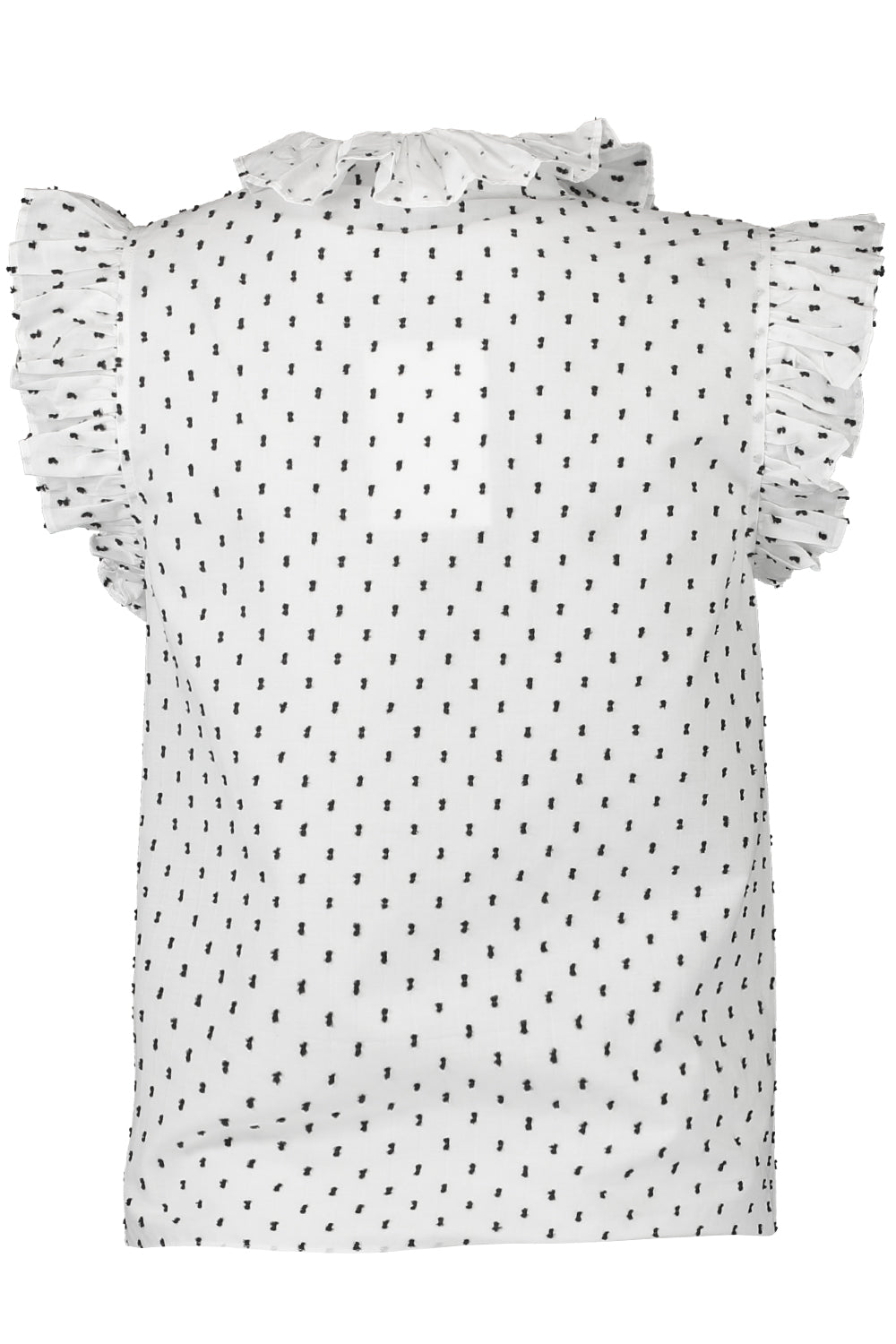 Marfa Top - White Black Dot-POLKADOT-XS-CLOTHINGTOPBLOUSE-CHRISTY LYNN