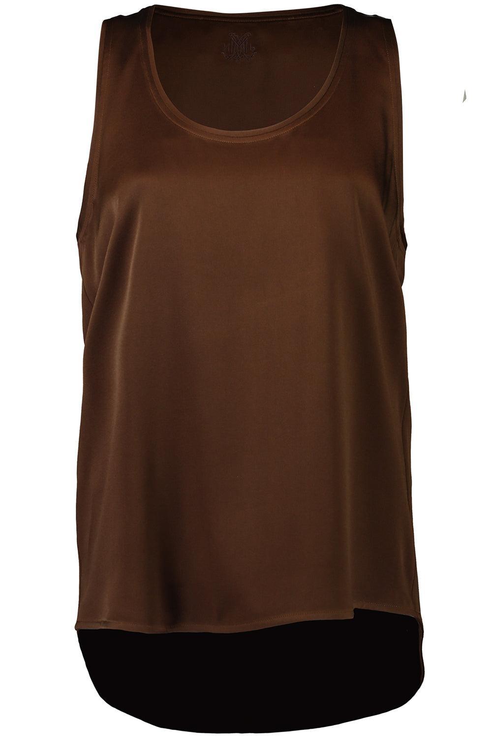 Tina Tank-BROWN-34-CLOTHINGTOPBLOUSE-DMN PARIS