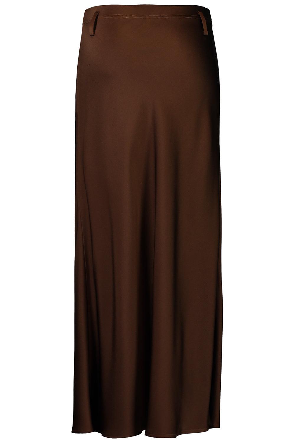Bella Skirt-BROWN-34-CLOTHINGSKIRTMIDI-DMN PARIS
