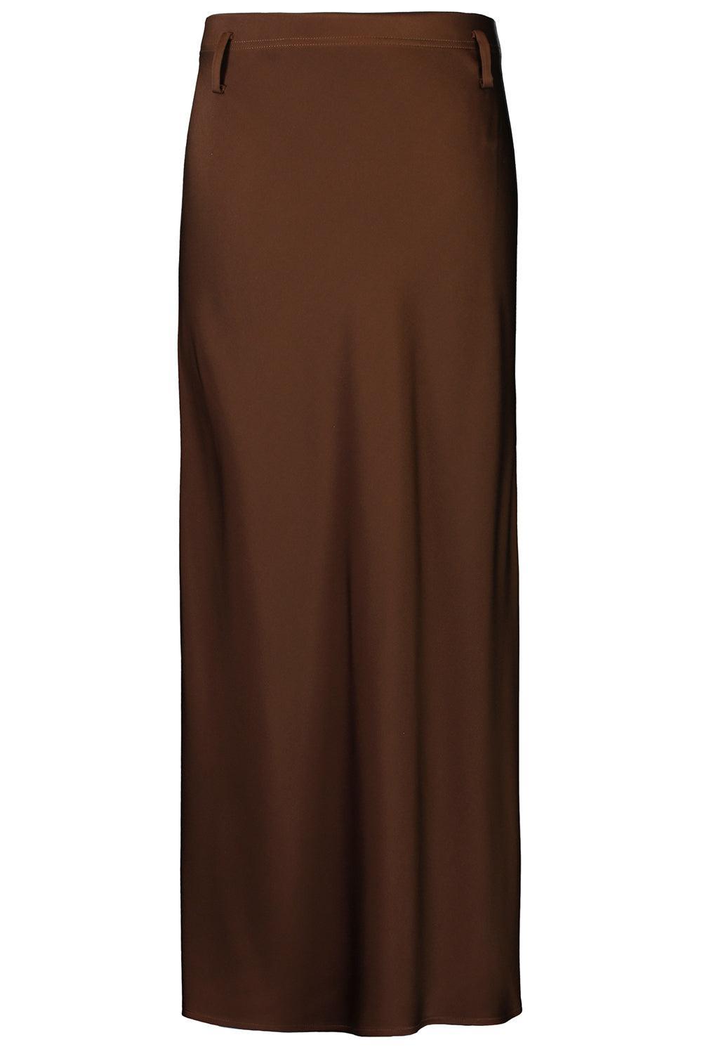 Bella Skirt-BROWN-34-CLOTHINGSKIRTMIDI-DMN PARIS
