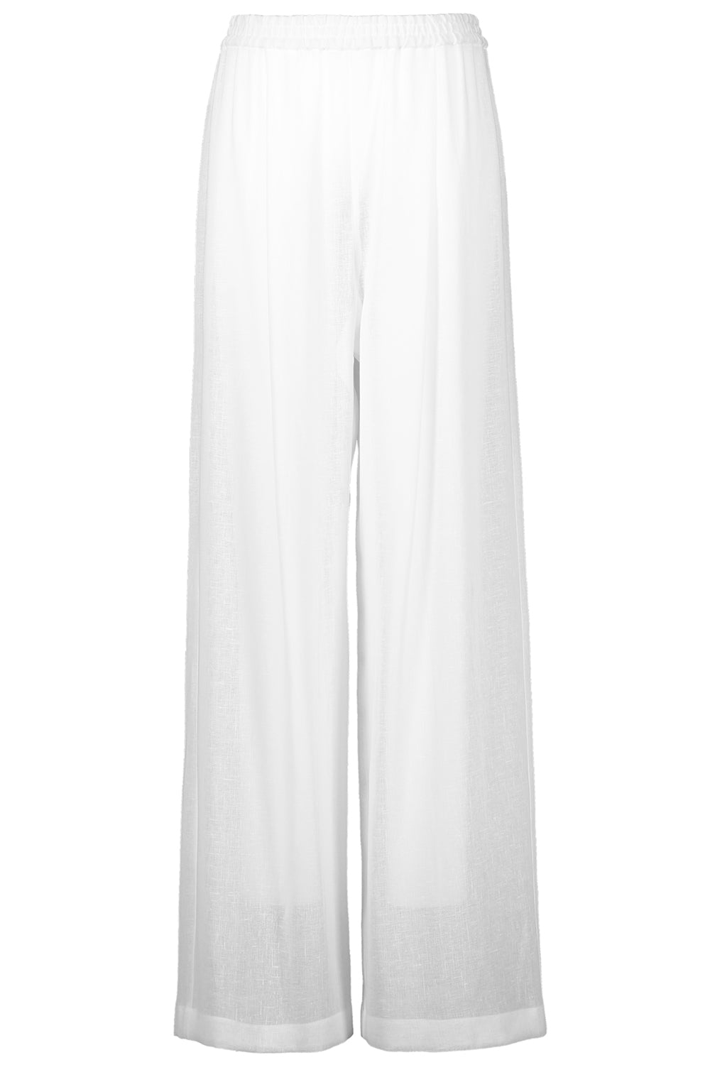 Pajama Pant-WHITE-XS-CLOTHINGPANTWIDE LEG-MICHAEL KORS COLLECTION