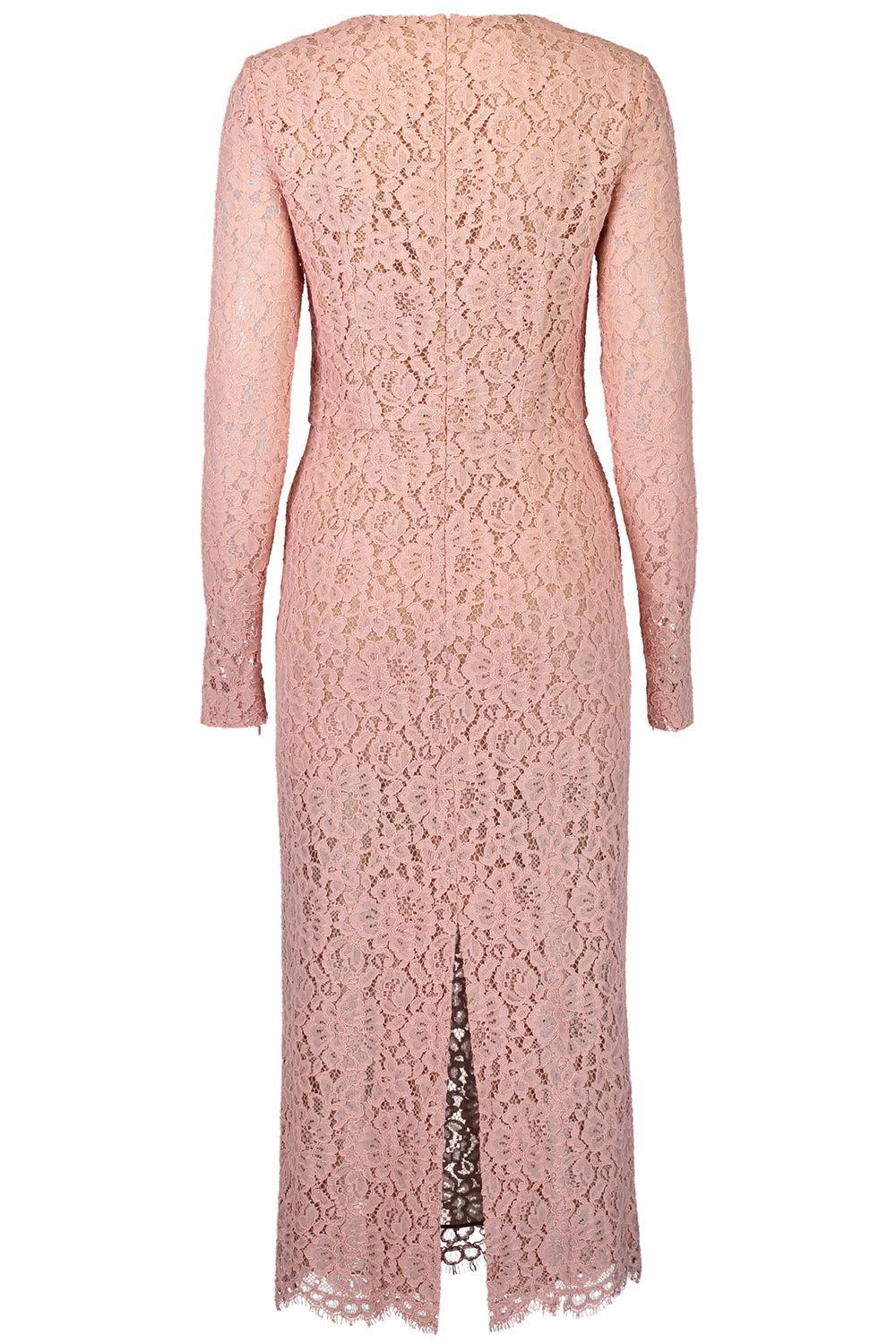 Long Sleeve Sheath Dress-PINK-4-CLOTHINGDRESSCOCKTAIL-MICHAEL KORS COLLECTION