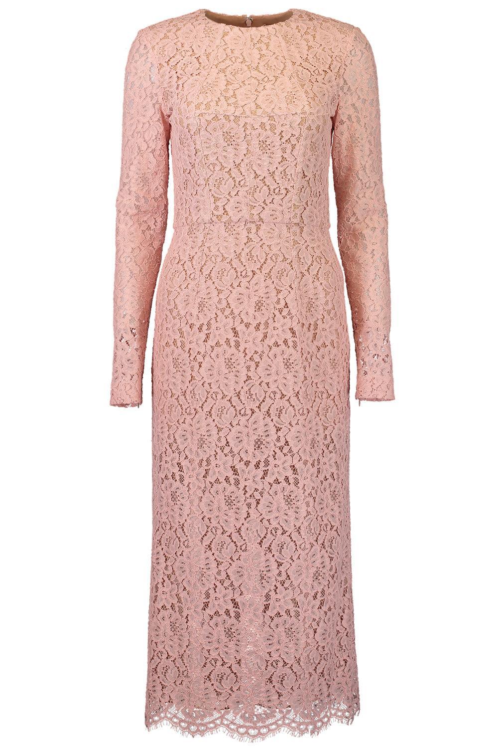 Long Sleeve Sheath Dress-PINK-4-CLOTHINGDRESSCOCKTAIL-MICHAEL KORS COLLECTION