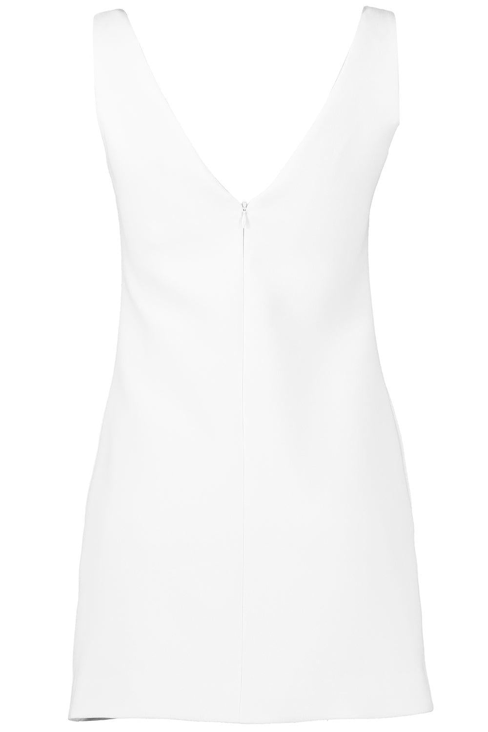 Sleeveless Embellished Flower Mini Dress-WHITE-2-CLOTHINGDRESSCASUAL-SELF-PORTRAIT