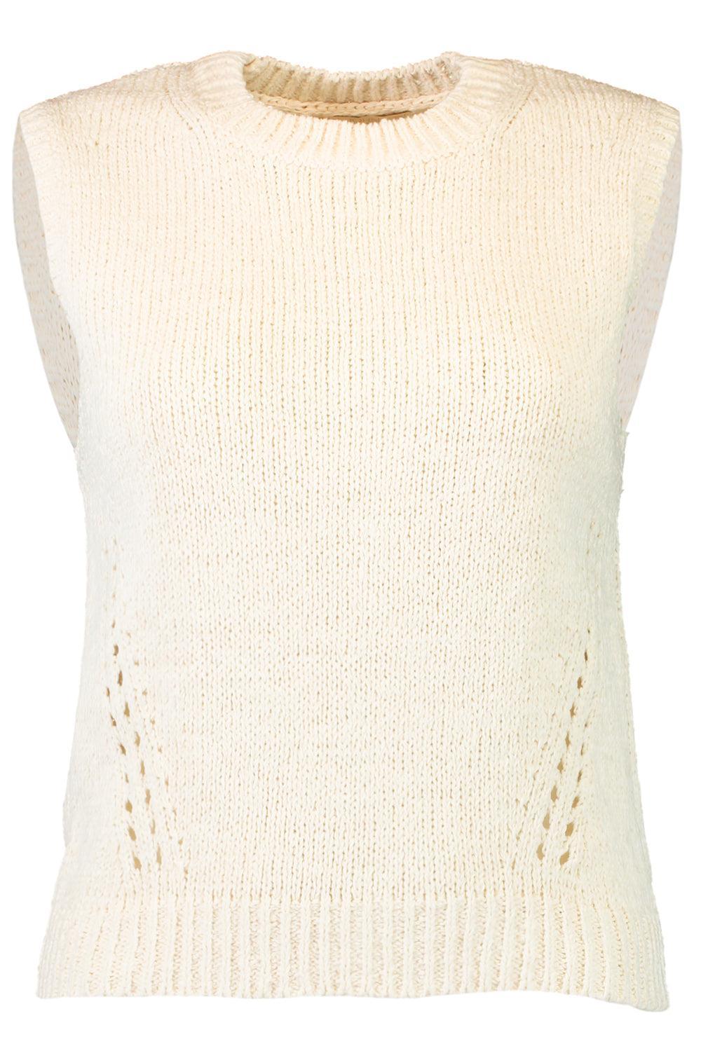 Priscilla Knit Top-CREAM-P-CLOTHINGTOPKNITS-ULLA JOHNSON