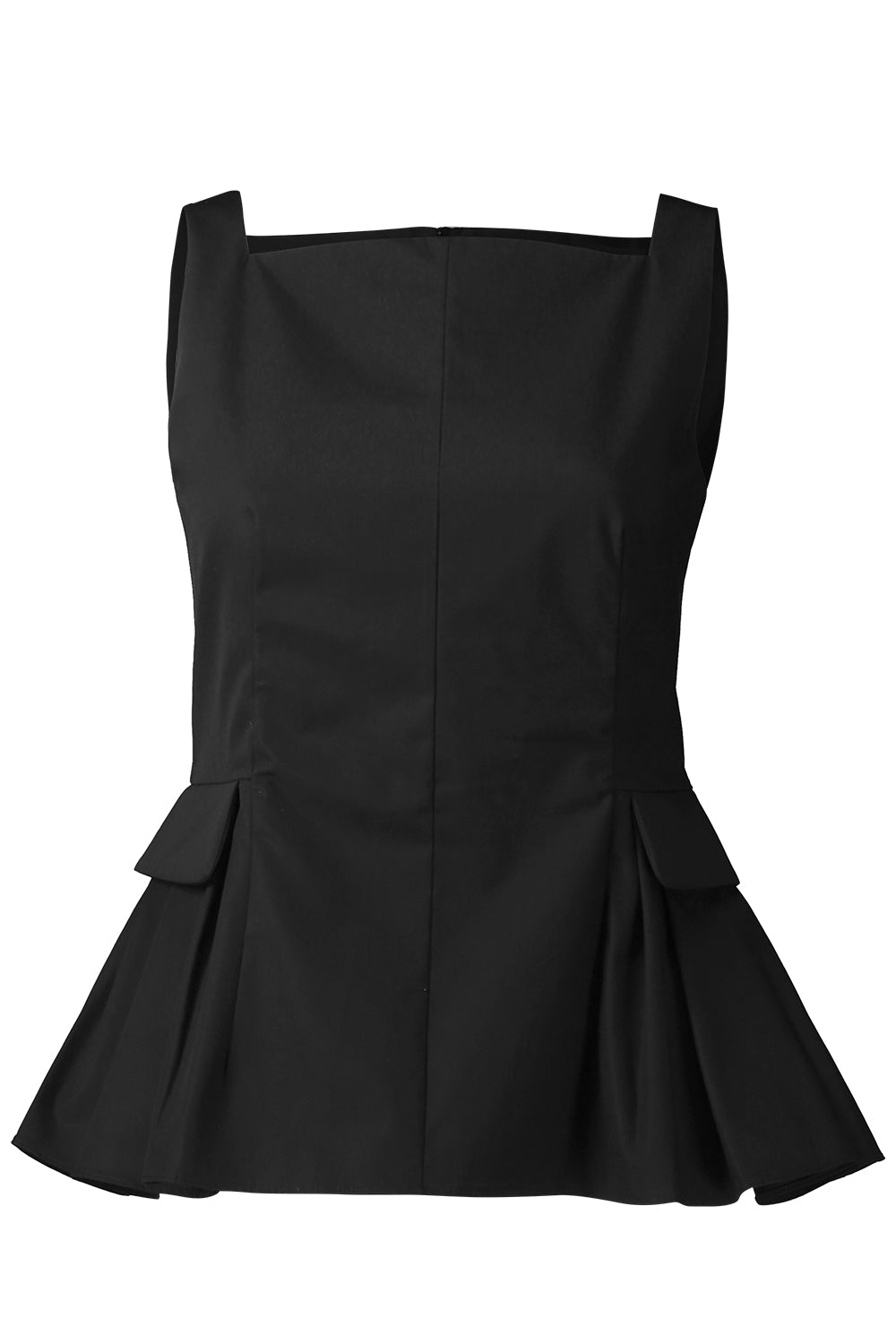 Soleil Top-BLACK-2-CLOTHINGTOPBLOUSE-ADAM LIPPES