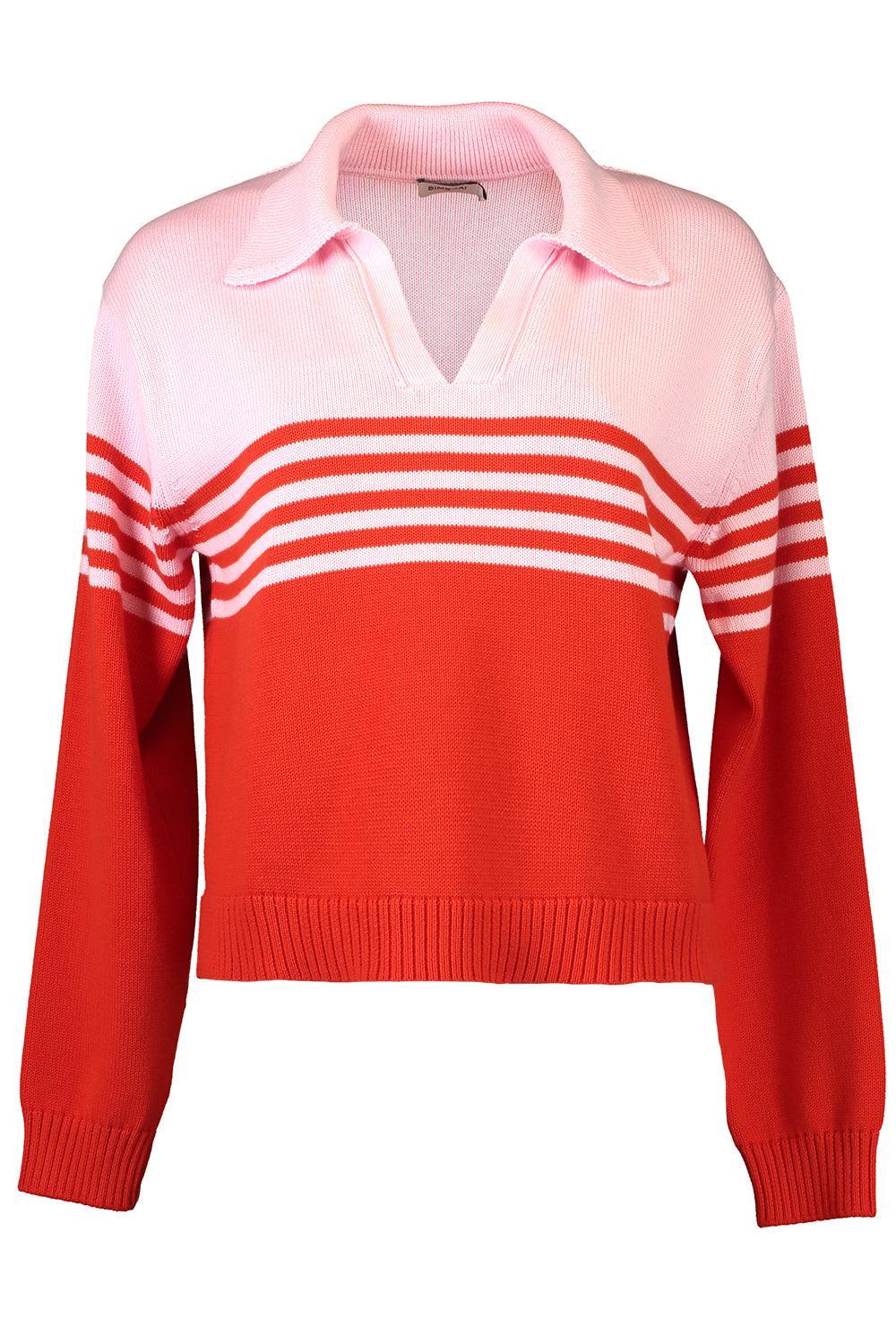 Jules Polo - Lobster Stripe-STRIPE-XS-CLOTHINGTOPKNITS-SIMKHAI