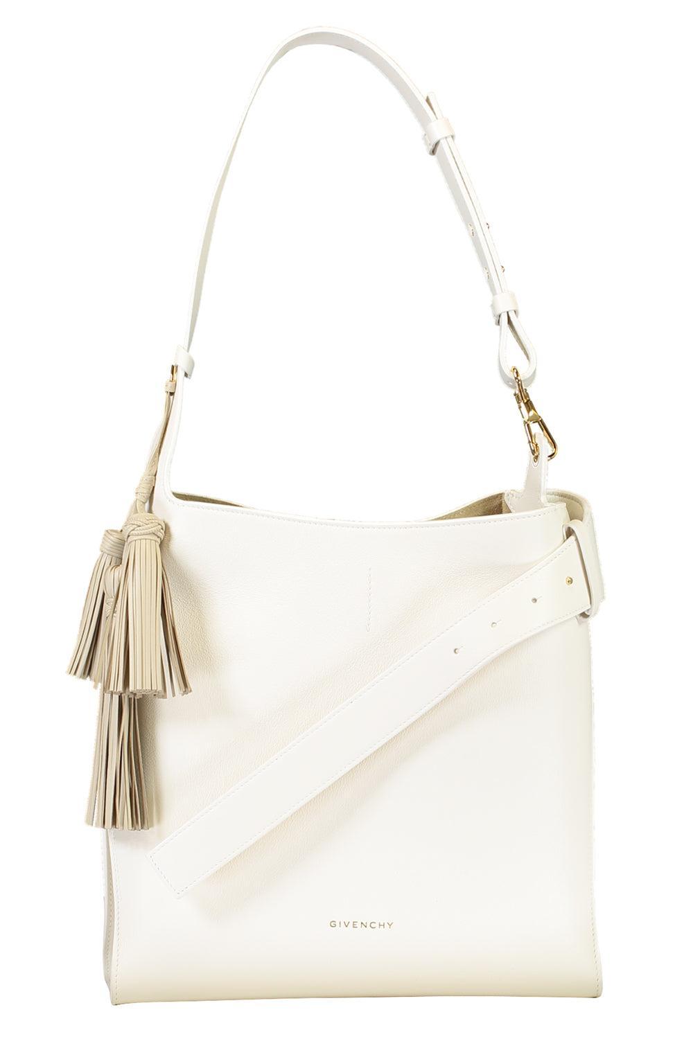 Medium Belted Hobo Bag - Ivory-CREAM-HANDBAGSHOULDER-GIVENCHY