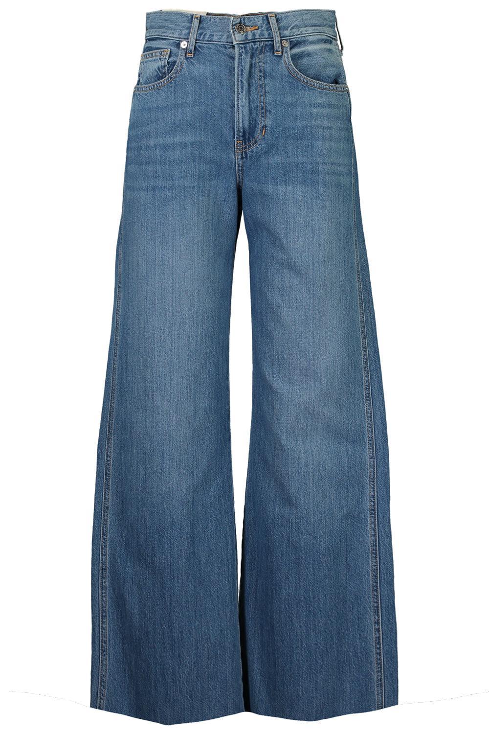 Taylor Pant - French Kiss-BLUE-26-CLOTHINGPANTWIDE LEG-VERONICA BEARD