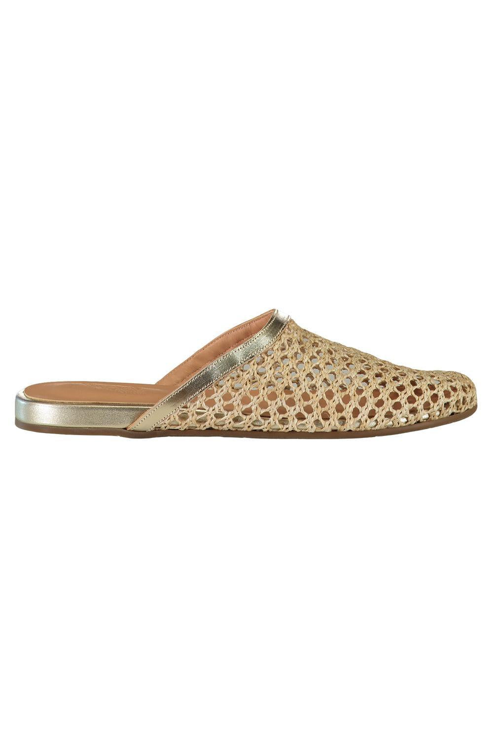 The Slipper Slide-CREAM-36-SHOEFLAT SHOE-ANCIENT GREEK SANDALS