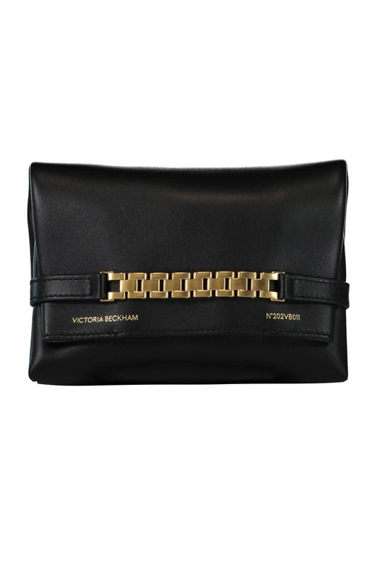 Chain Mini Pouch Bag-BLACK-O/S-HANDBAGSHOULDER-VICTORIA BECKHAM
