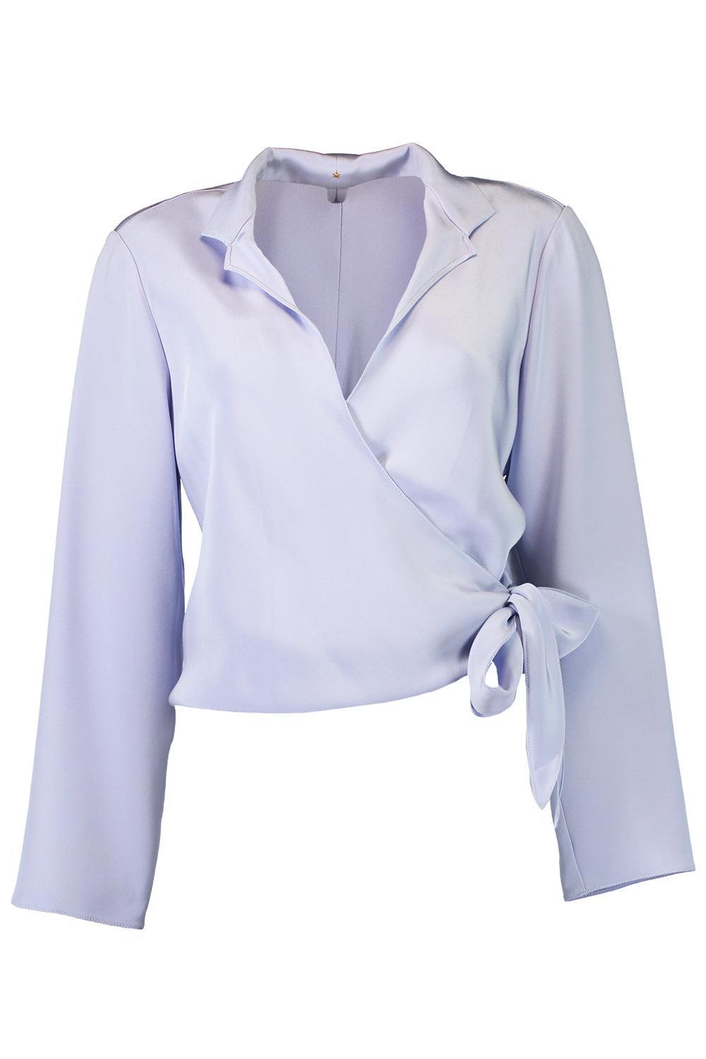 Raton Blouse - Chambray-BLUE-P-CLOTHINGTOPBLOUSE-PETER COHEN