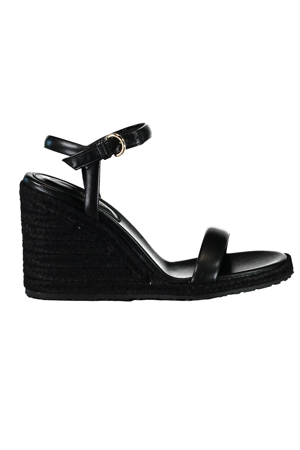 Cord Wedge Sandal-BLACK-36.5-SHOESANDAL-GIANVITO ROSSI