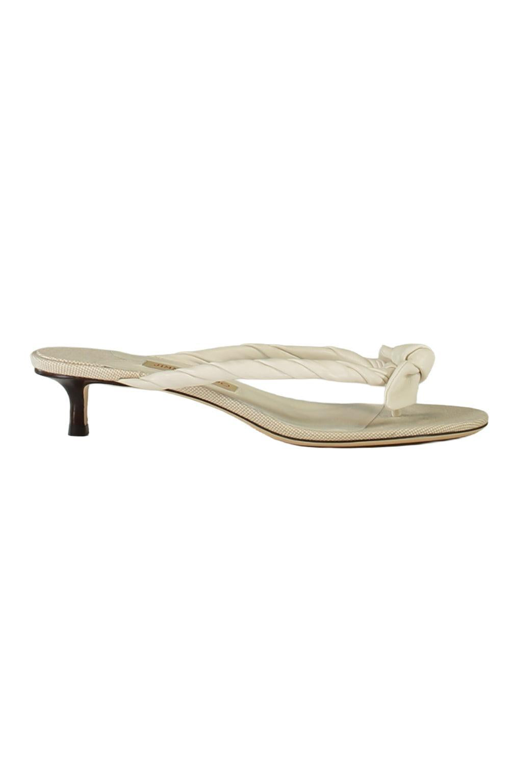 Liss Sandal 35 - Latte Almond-CREAM-37-SHOESANDAL-JIMMY CHOO