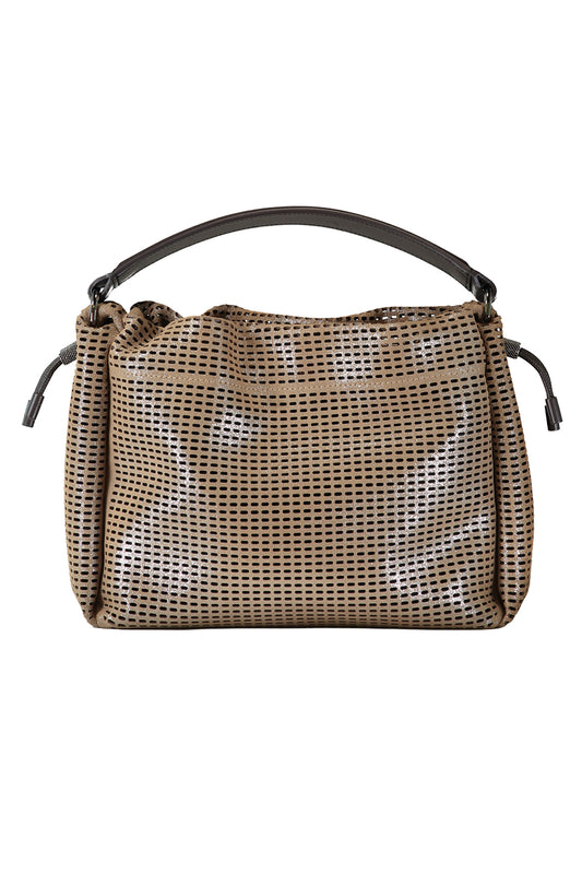 Sparkling Leather Mellow Bucket Bag