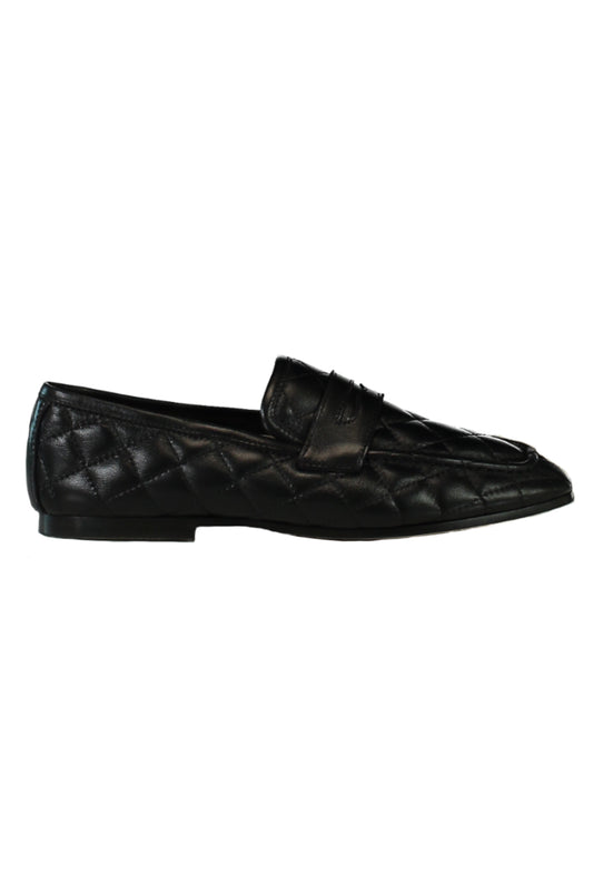 Essenziale Quilted Loafer - Black