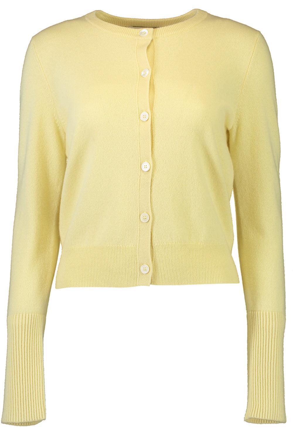 Solid Lean Lines Cardigan-YELLOW-XS-CLOTHINGTOPCARDIGAN-LA LIGNE