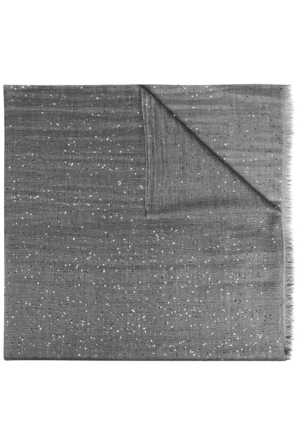 Paillette Scarf - Dark Grey