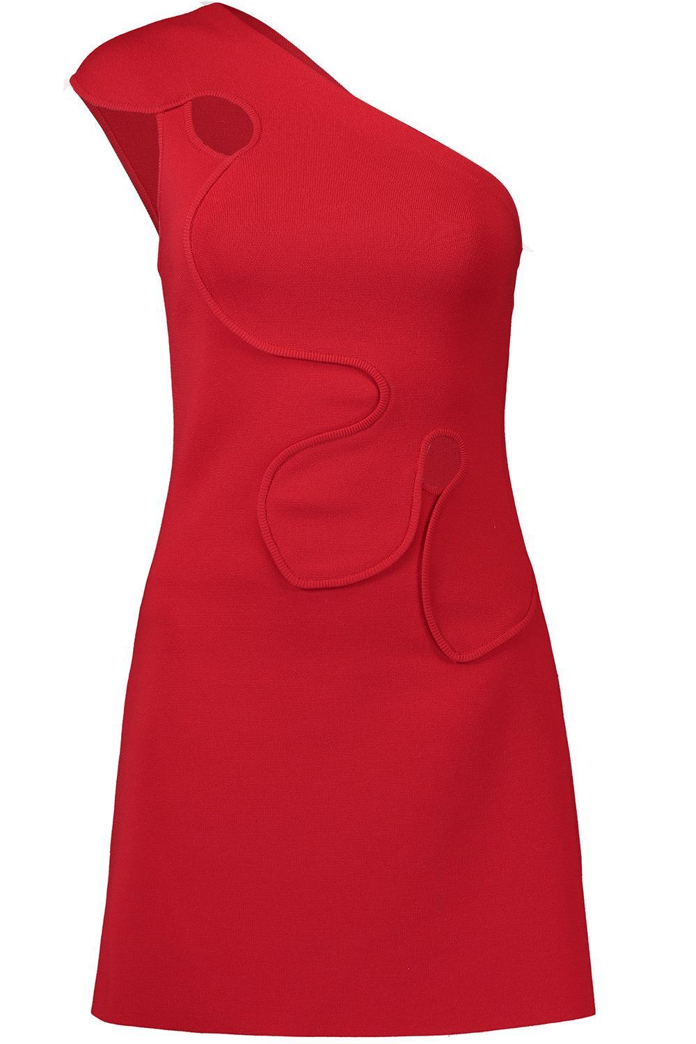 Labella Dress - Vermillion-RED-XS-CLOTHINGDRESSCASUAL-CULT GAIA