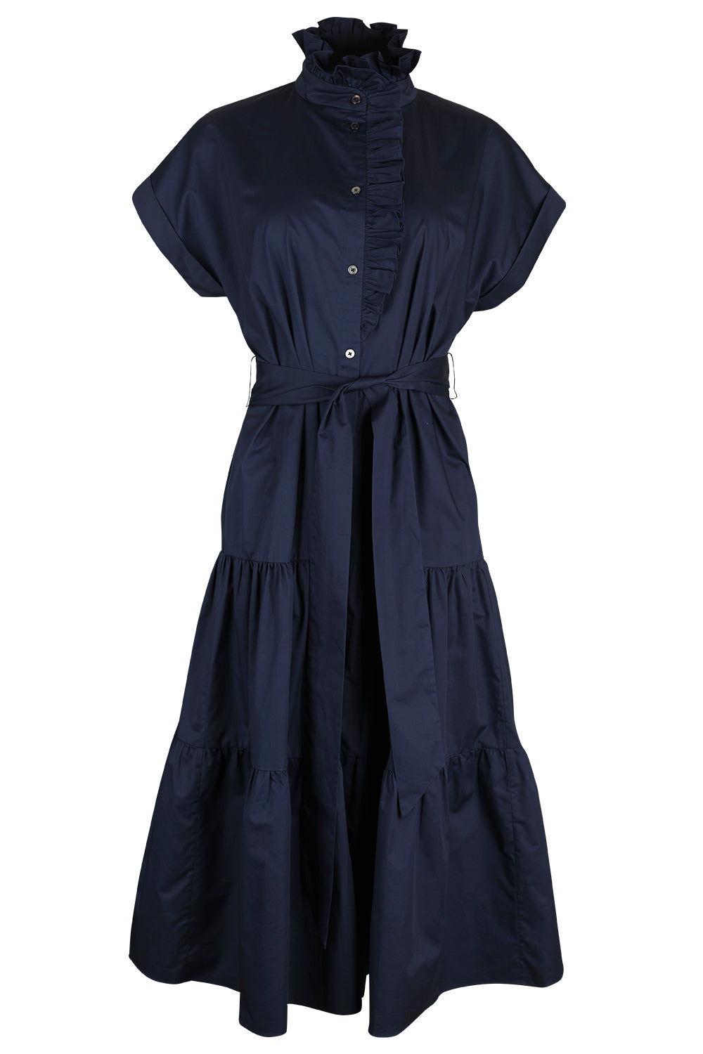 Jonah Midi Dress - Navy