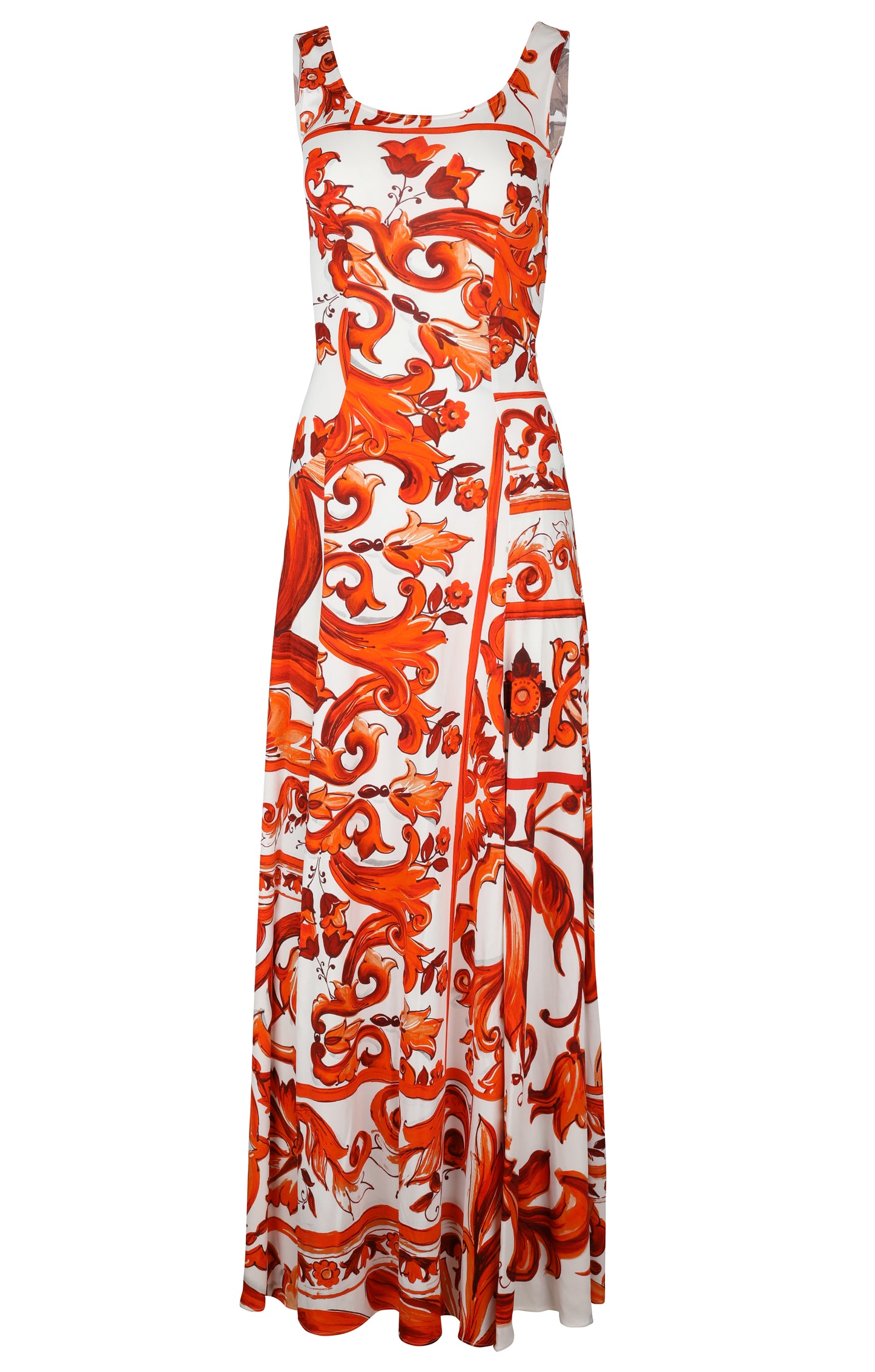 Abito Dress - Maiolica-ORANGE-40-CLOTHINGDRESSCASUAL-DOLCE & GABBANA