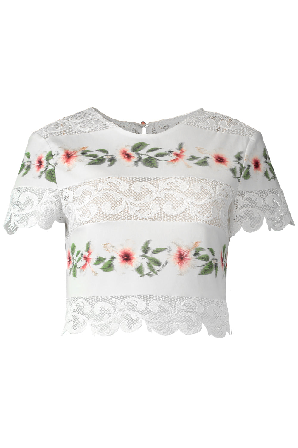 Hibiscus Floral Poplin Blouse