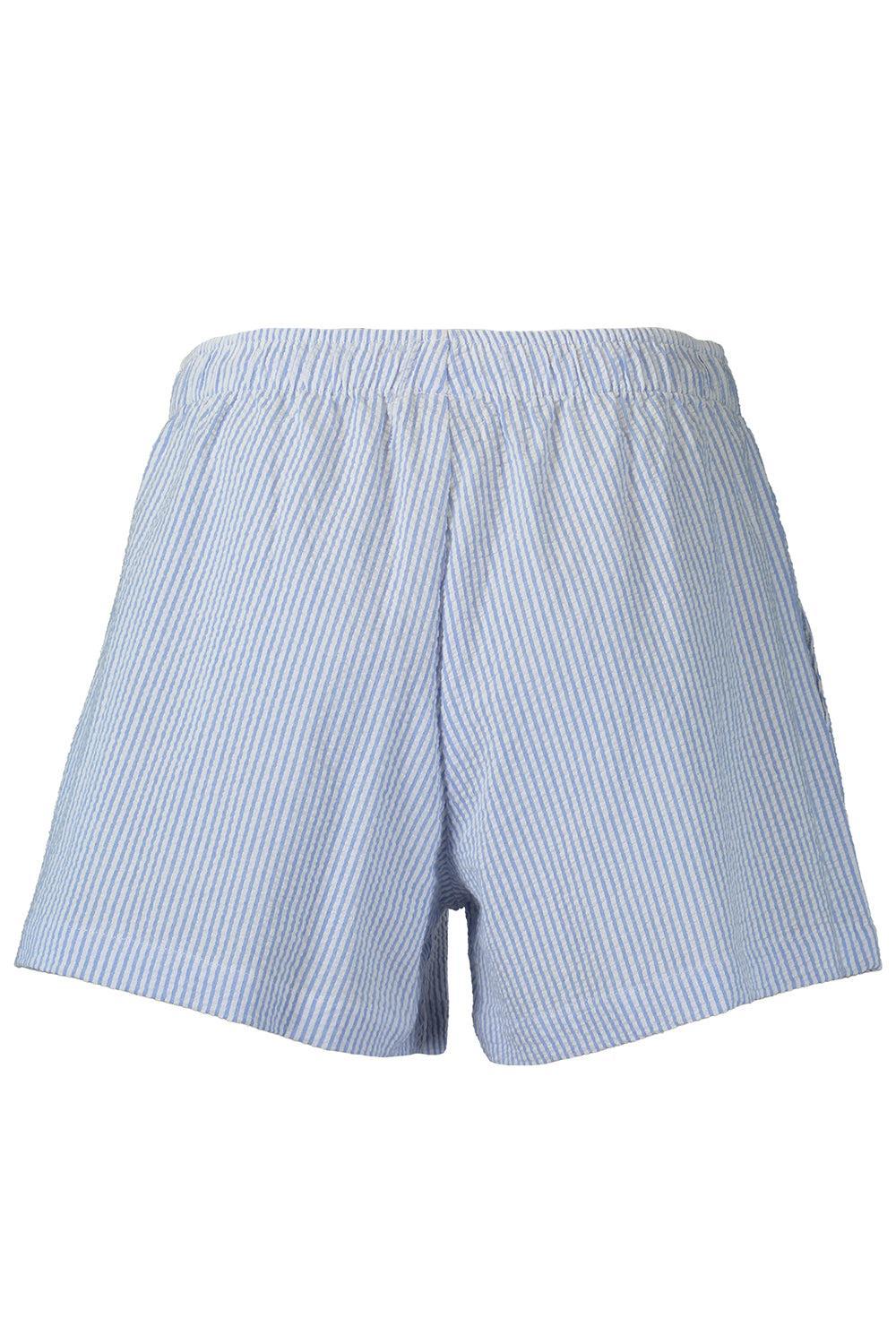 Flutter Short - Blue White Stripe-STRIPE-1-CLOTHINGPANTSHORT-The Lady & The Sailor x Marissa Collections