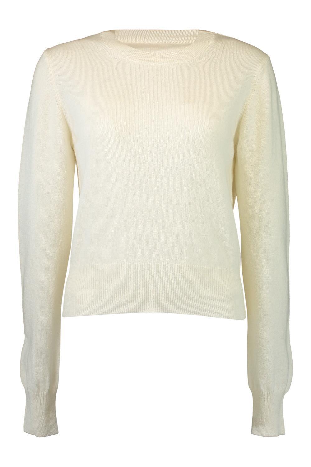 The Cashmere Pullover - Ivory-CREAM-XS-CLOTHINGTOPKNITS-MISH