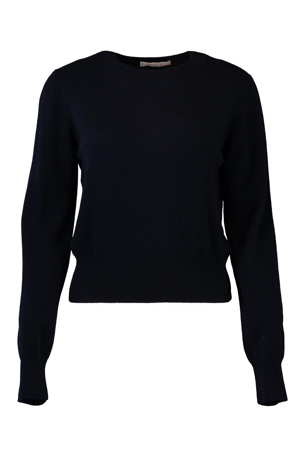 The Cashmere Pullover - Navy-BLUE-XS-CLOTHINGTOPKNITS-MISH