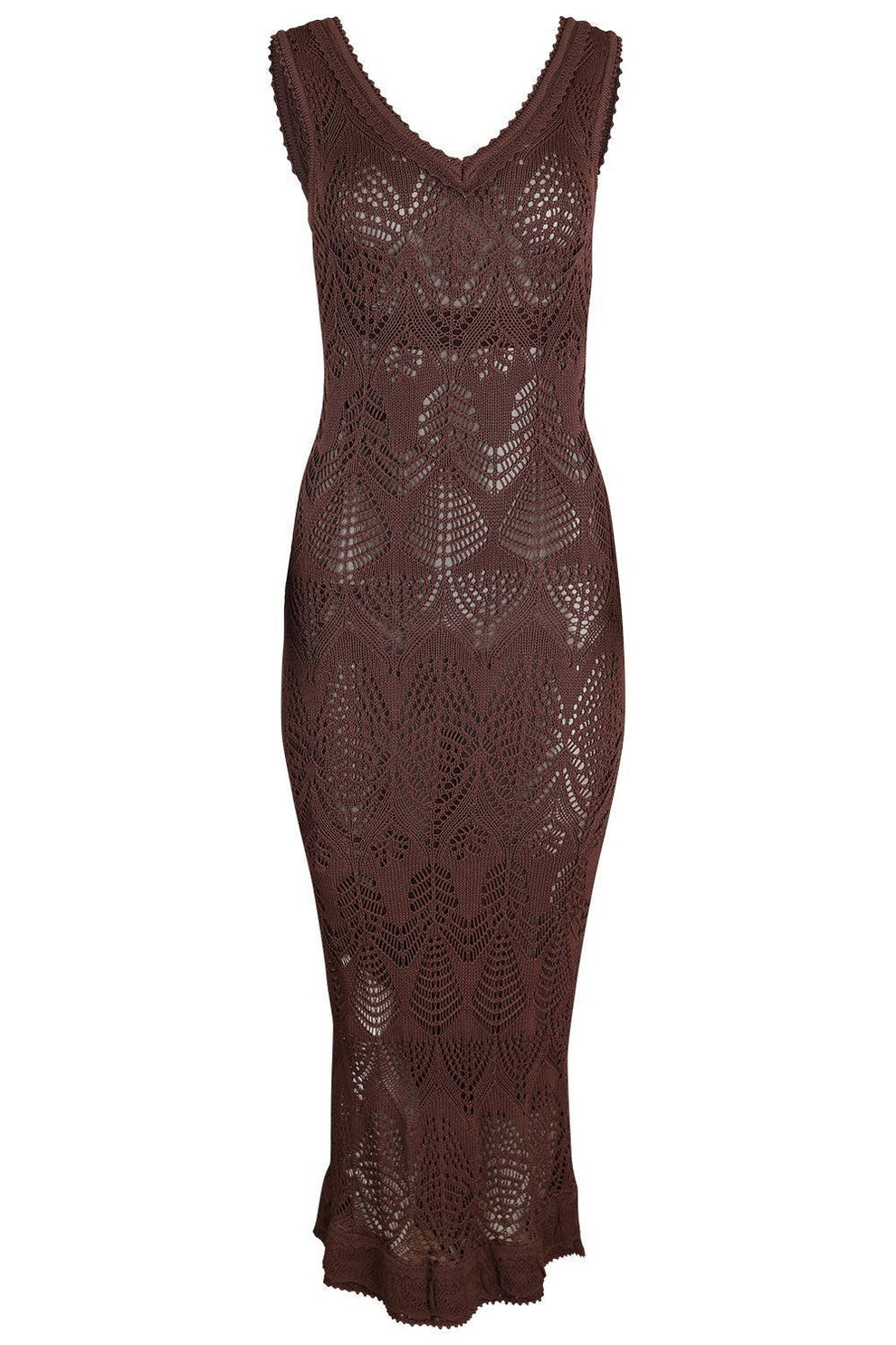 STAUD, Roan Dress in Root, Size Medium