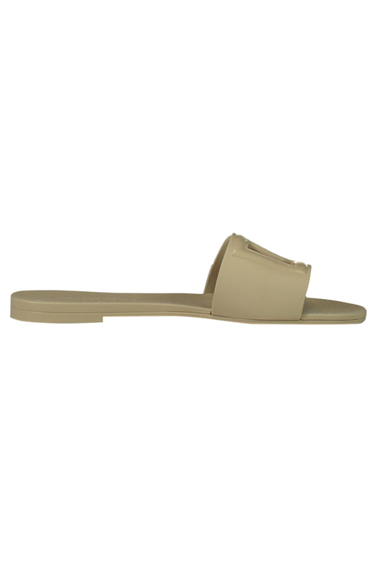 DG Logo Slide Sandal - Beige