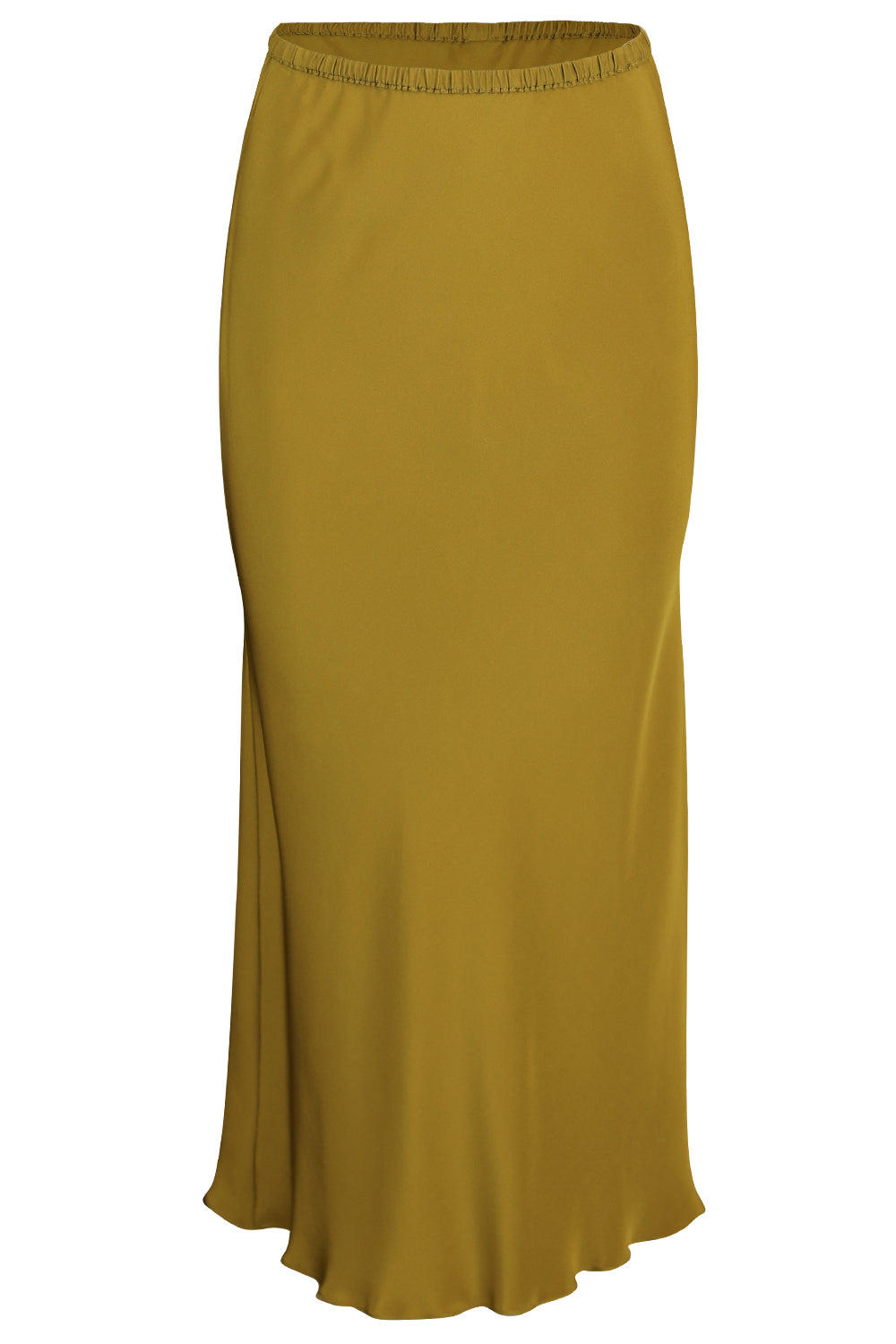 Bias Lengthened Skirt - Pickle