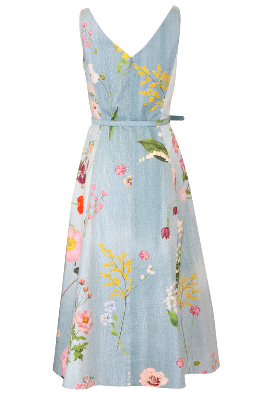 Botanical Poplin Dress