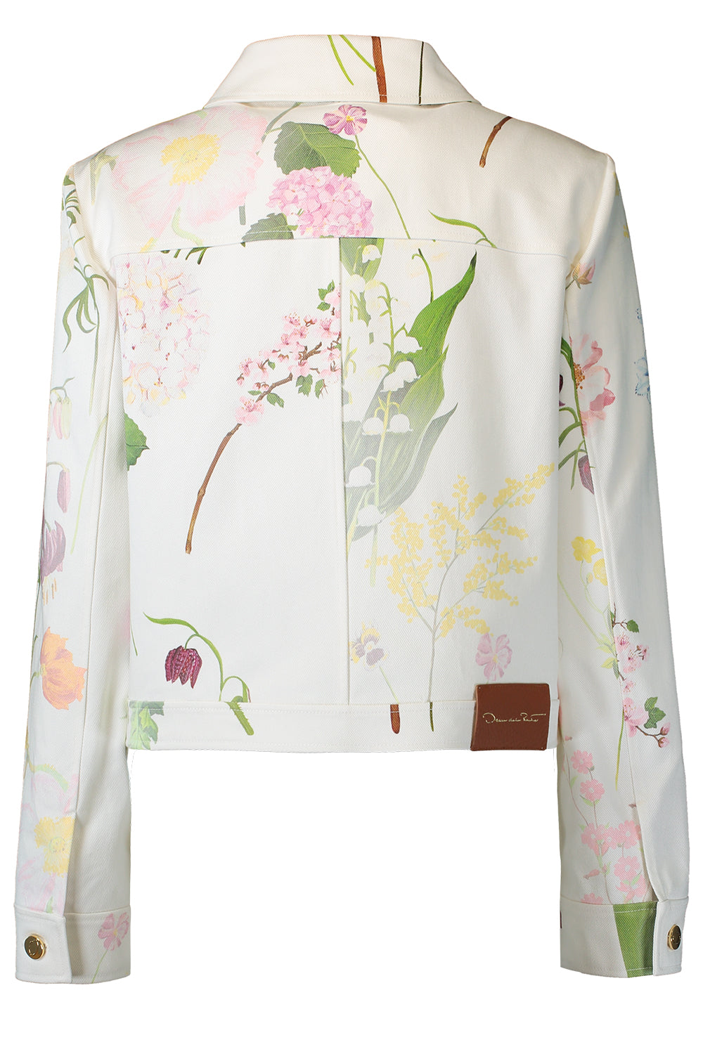 Mixed Botanical Denim Jacket