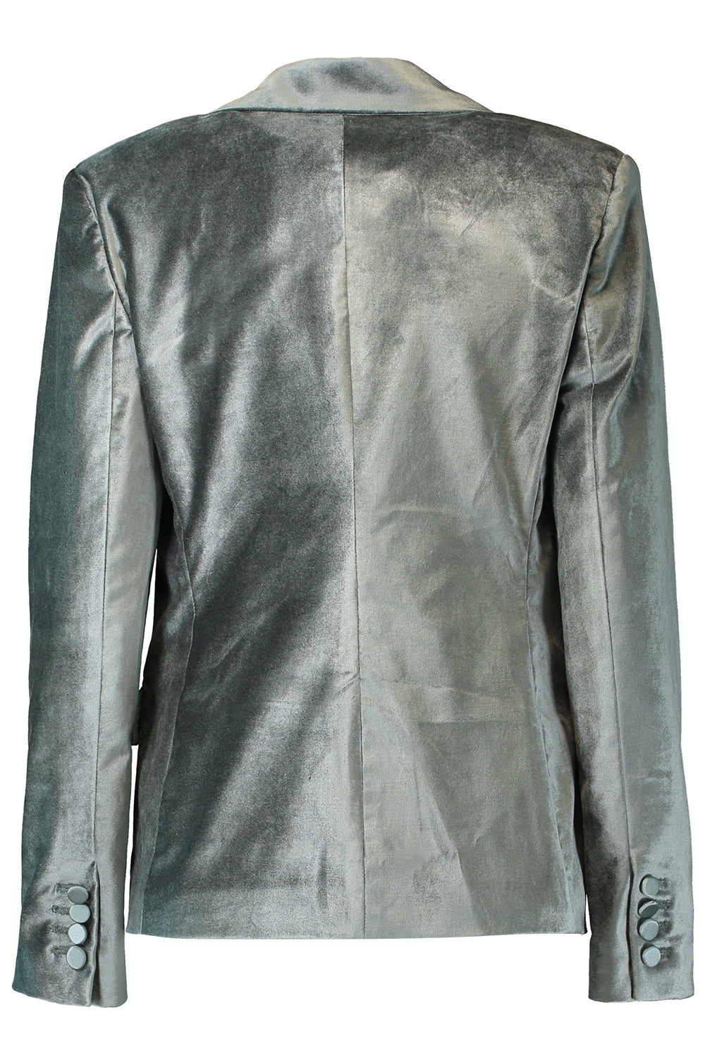 One Button Pocket Blazer