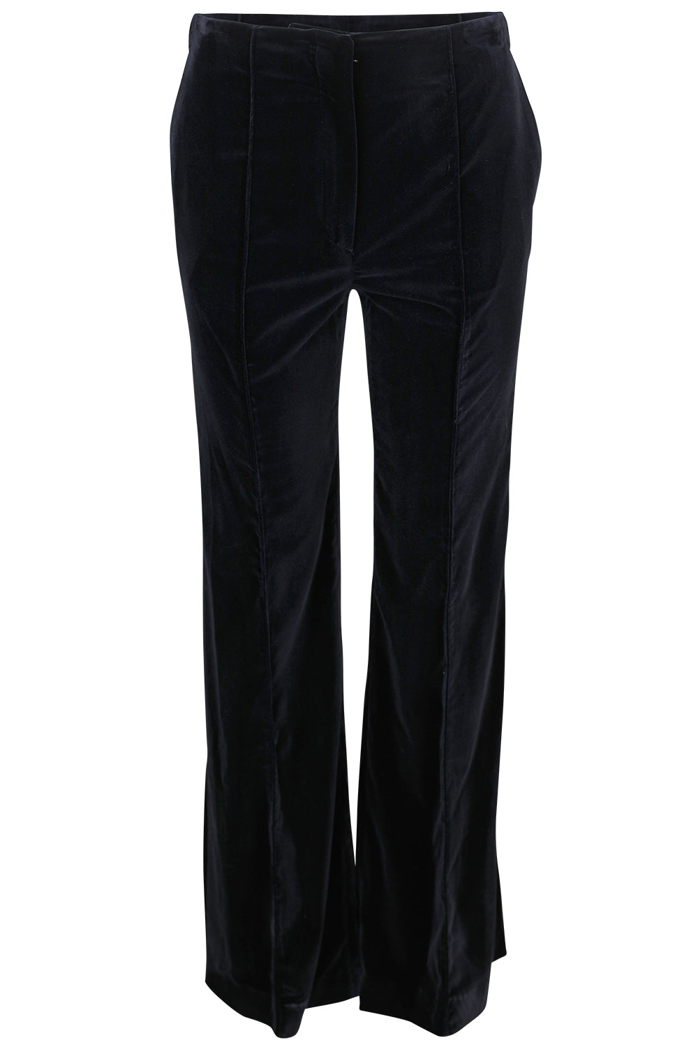 Morgan Velvet Trouser - Blue