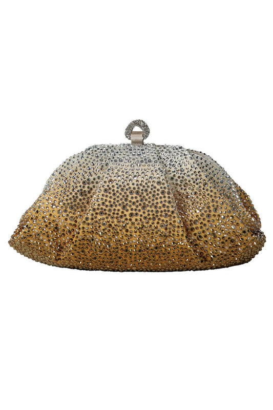 Gemma Crystal Clutch - Silver Golden-SILVER-O/S-HANDBAGCLUTCHES-JUDITH LEIBER
