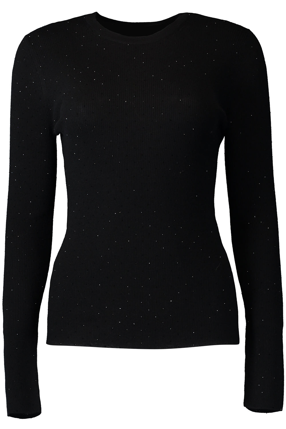 Long Sleeve Crystal Embellished Pullover