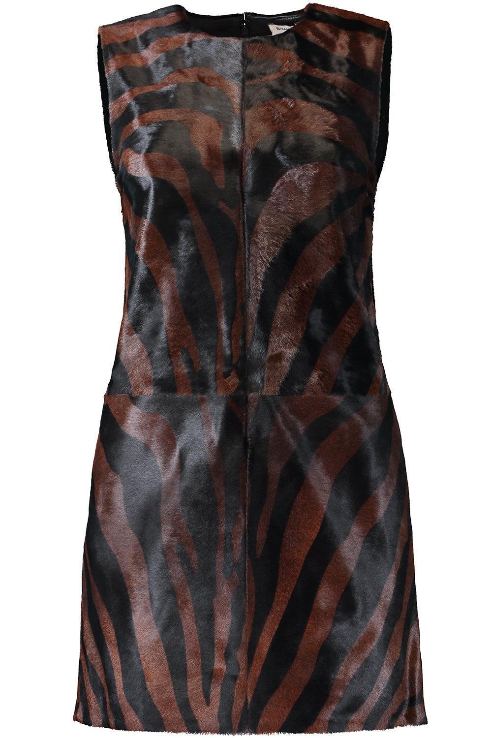 Sonoma Sleeveless Mini Dress - Zebra-NOVELTY-2-CLOTHINGDRESSCOCKTAIL-SIMKHAI