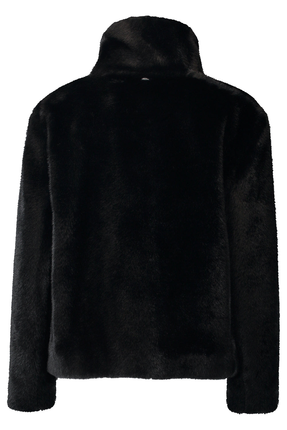 Faux Fur Jacket-BLACK-2-CLOTHINGJACKETEVENING-MAX MARA