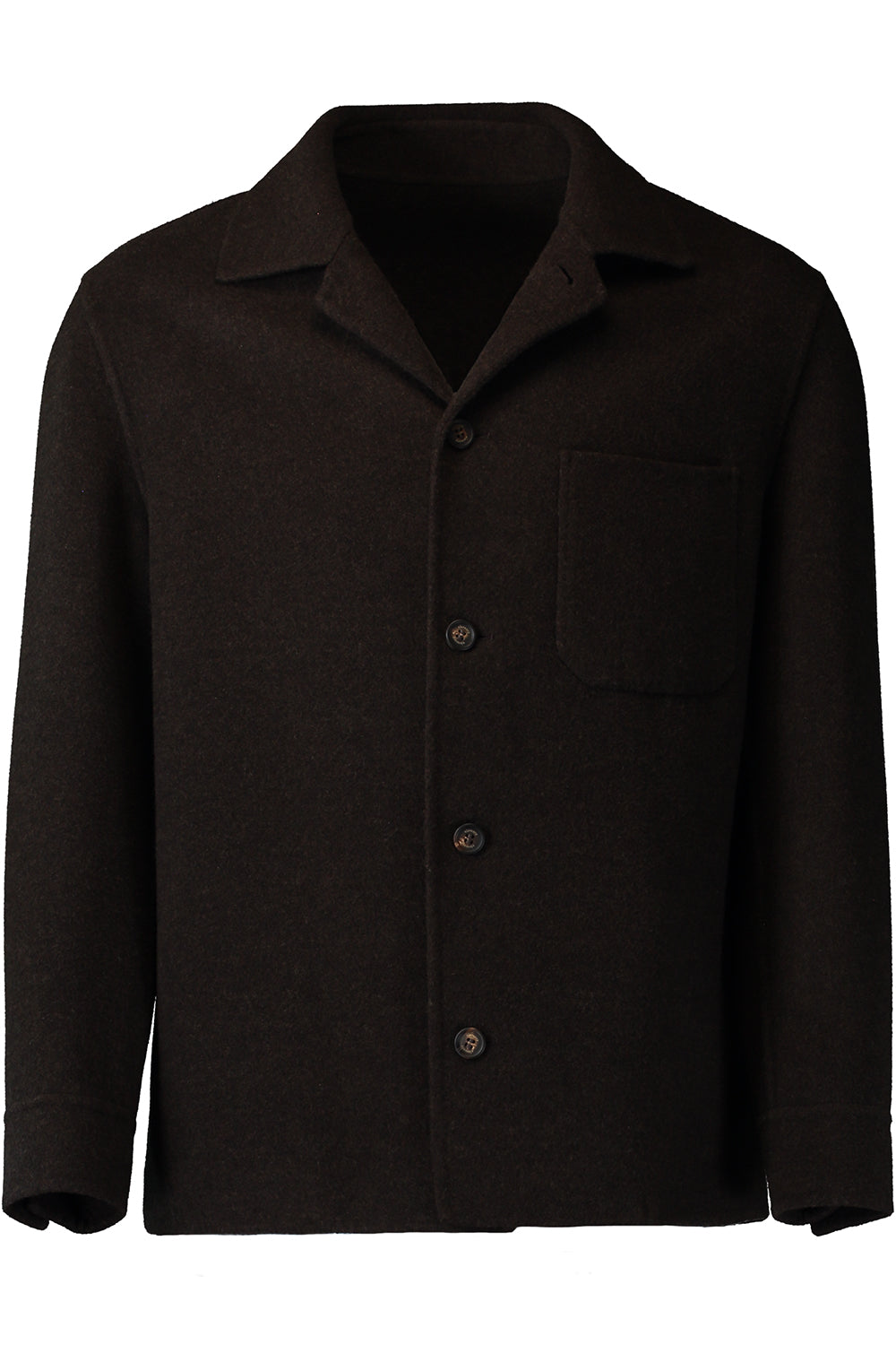 Button Front Collar Jacket