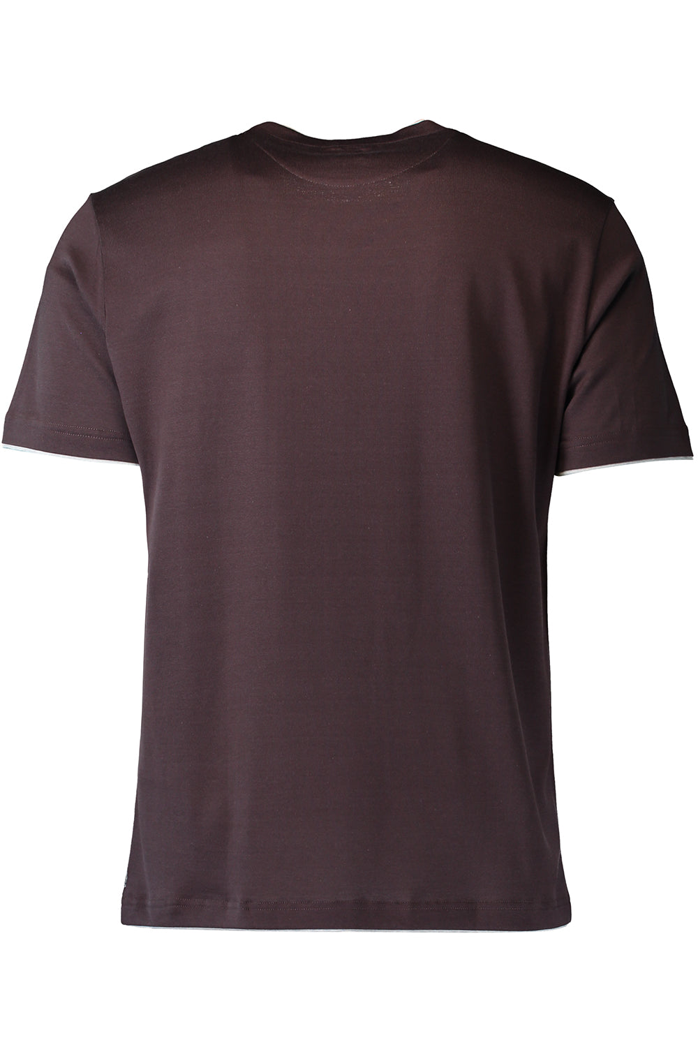 Short Sleeve Tee - Burgundy Light Grey