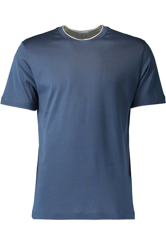 Short Sleeve Tee - Royal Blue White
