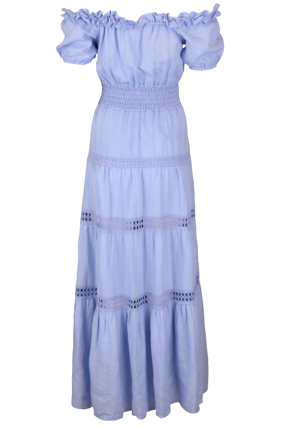 Angara Off Shoulder Maxi Dress