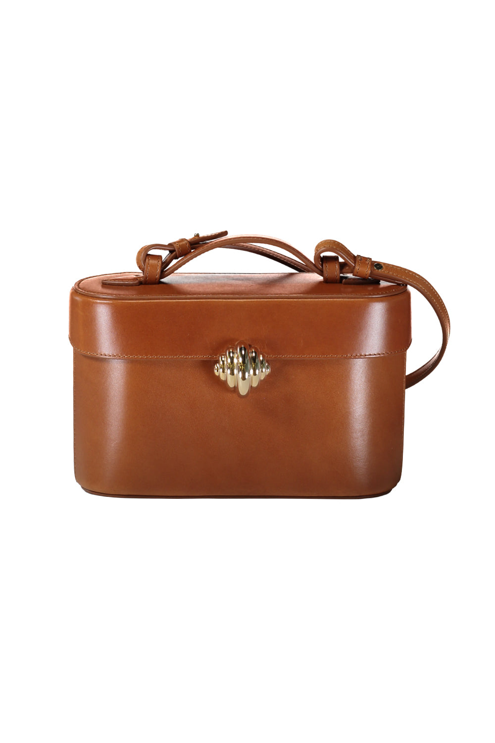 Belgravia Vanity Crossbody Bag- Cuoio Gold