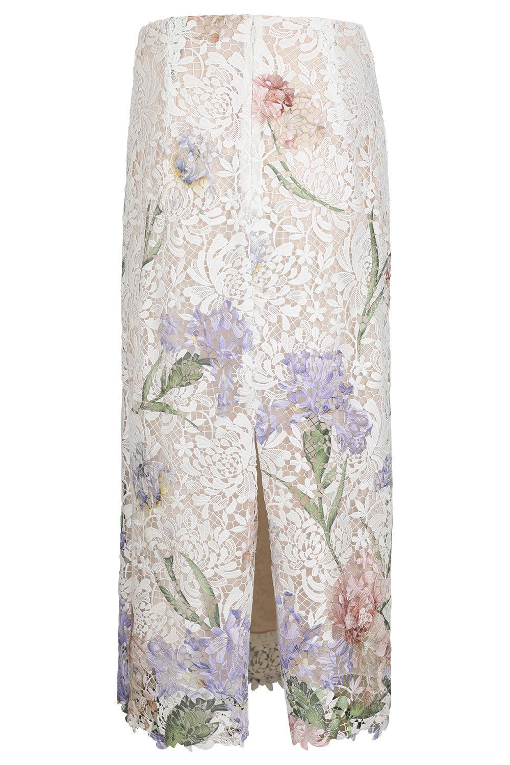  Iris Printed Lace Pencil Skirt-WHITE-4-CLOTHINGSKIRTMIDI-OSCAR DE LA RENTA 
