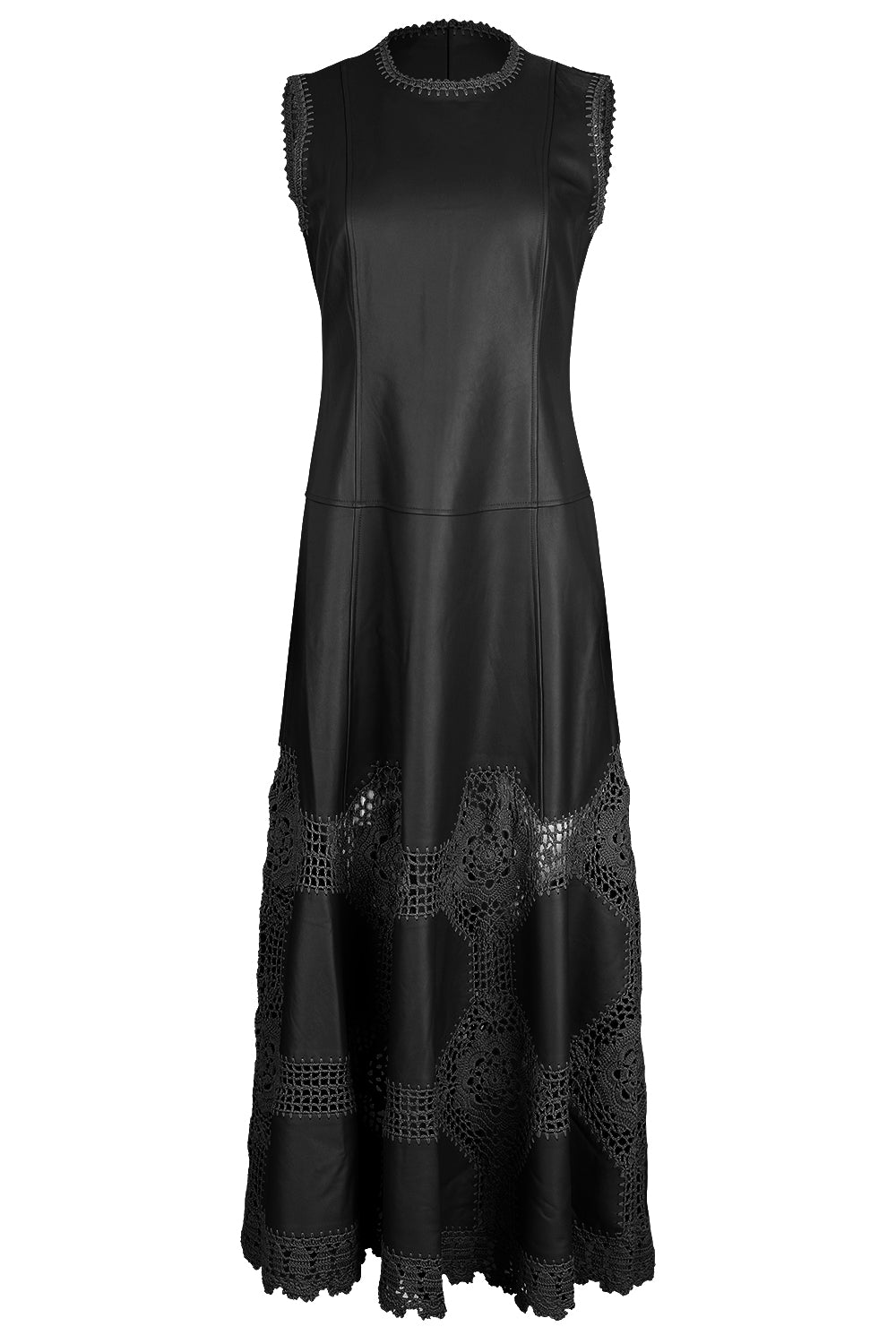 Ilana Crochet Dress - Noir