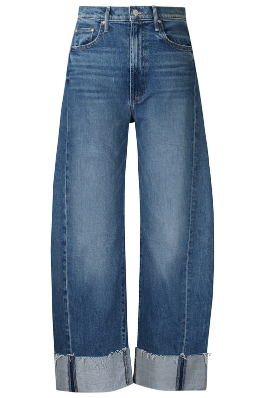 The Half-Pipe Flood Cuff Frayed Pant-BLUE-25-CLOTHINGPANTDENIM-MOTHER