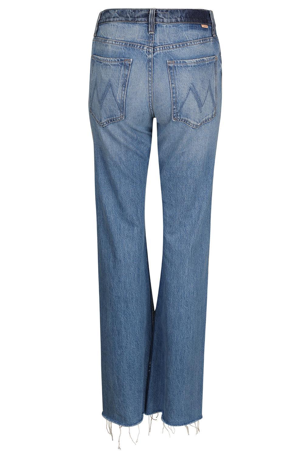 Bookie Slit Twisted Heel Frayed Pant-BLUE-24-CLOTHINGPANTDENIM-MOTHER